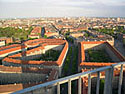 Besøg i telefonhuset 20/5-2003, Udsigt mod Indre By og Telefonhusets' skygge