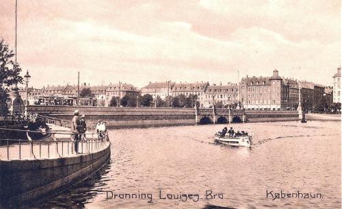 Dronning Louises Bro, Postkortfoto, ca. 1905